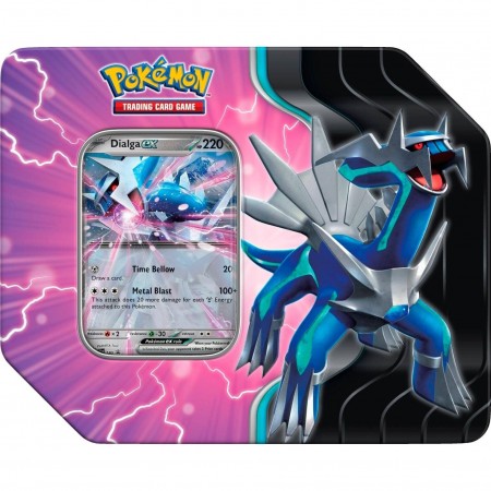 Pokemon TCG: Azure Legends Tin Dialga Ex rinkinys metalinėje dėžutėje